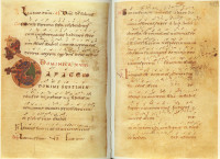 Handschrift: Codex Einsiedeln mit dem Introitus "Da pacem domine“