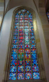 Fenster in der Kirche Sankt Michael Siegburg.