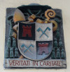 Wappen der Abtei auf dem Michaelsberg Siegburg.